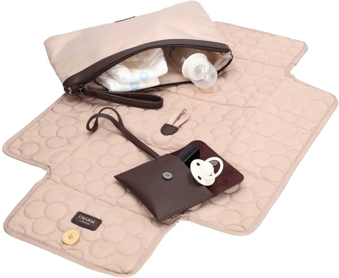 Charm London Bond Luiertas - Donkerbruin