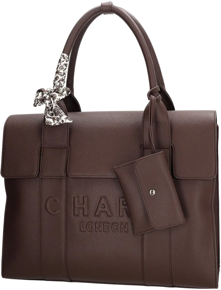 Charm London Bond Luiertas - Donkerbruin