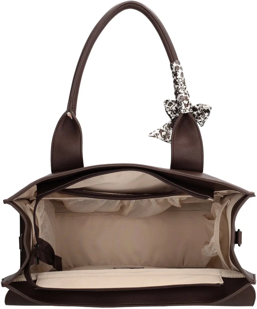 Charm London Bond Luiertas - Donkerbruin