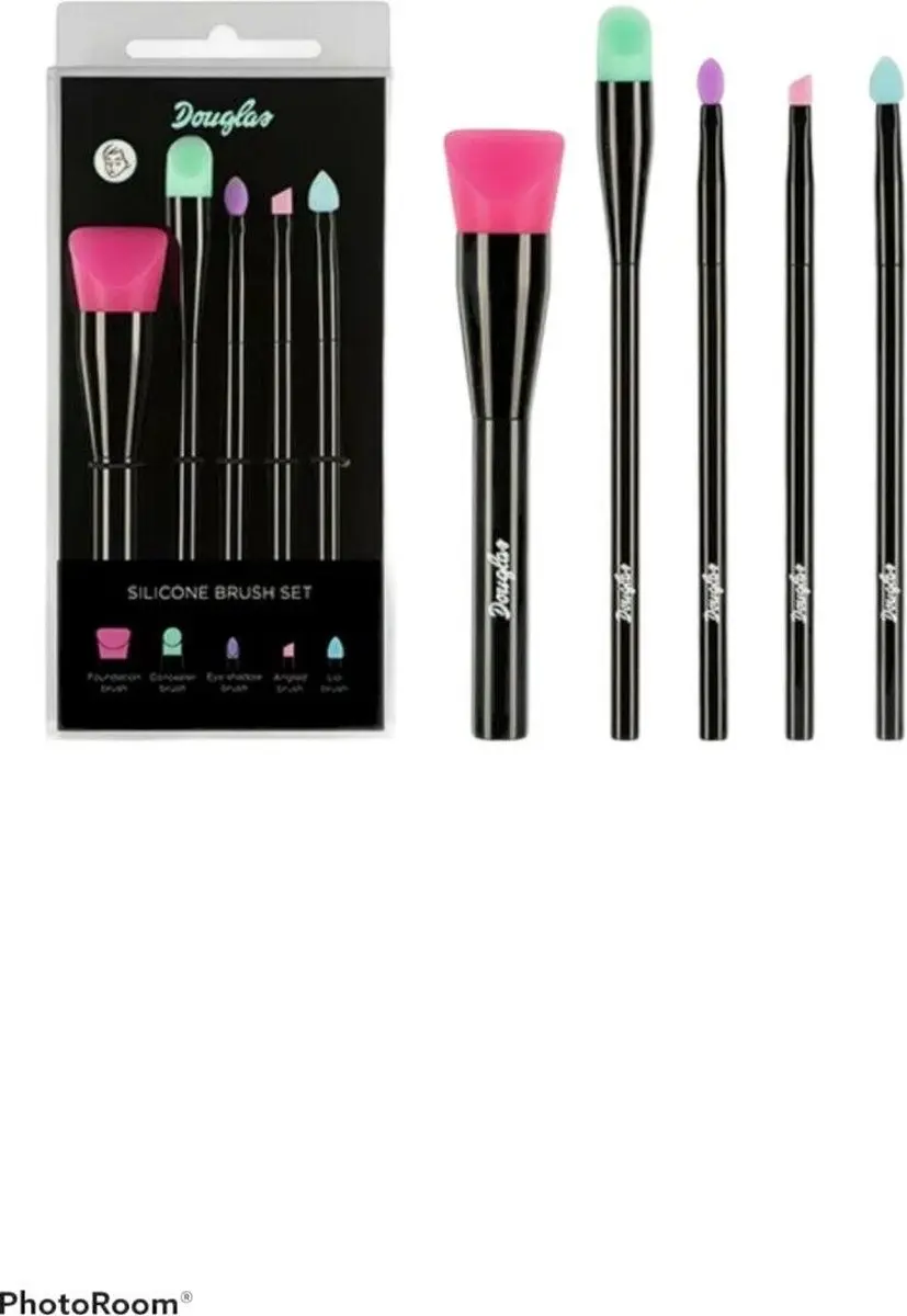 Douglas Siliconen Make-up Borstel Set 5-delig