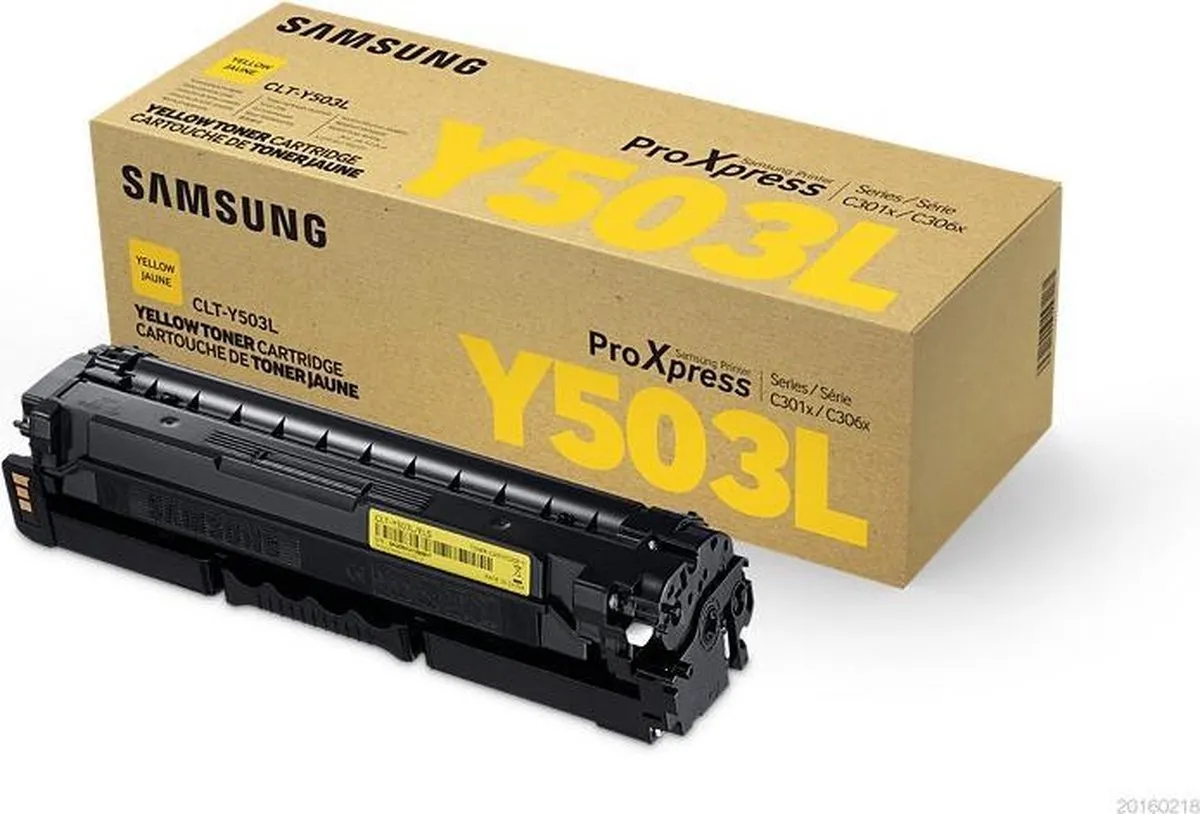 Samsung CLT-Y503L Tonercartridge - Geel - 5000 pagina's