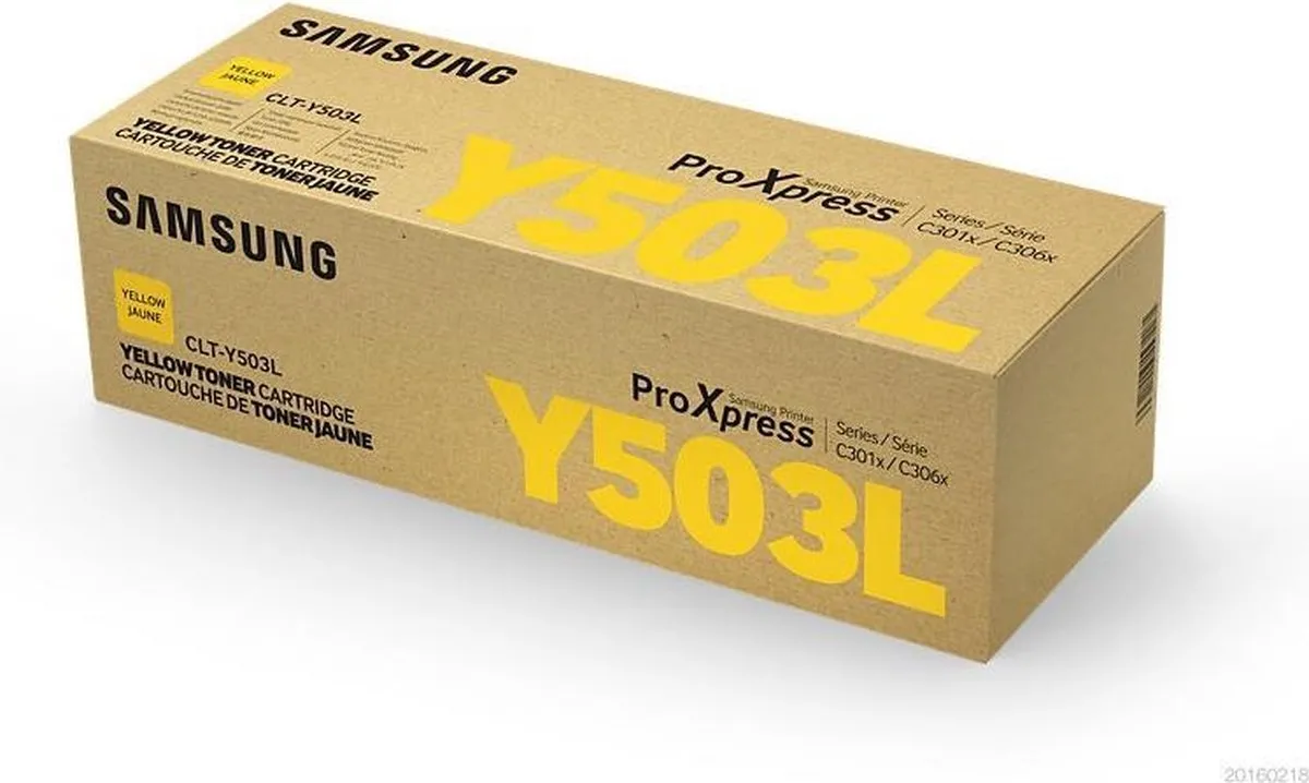 Samsung CLT-Y503L Tonercartridge - Geel - 5000 pagina's