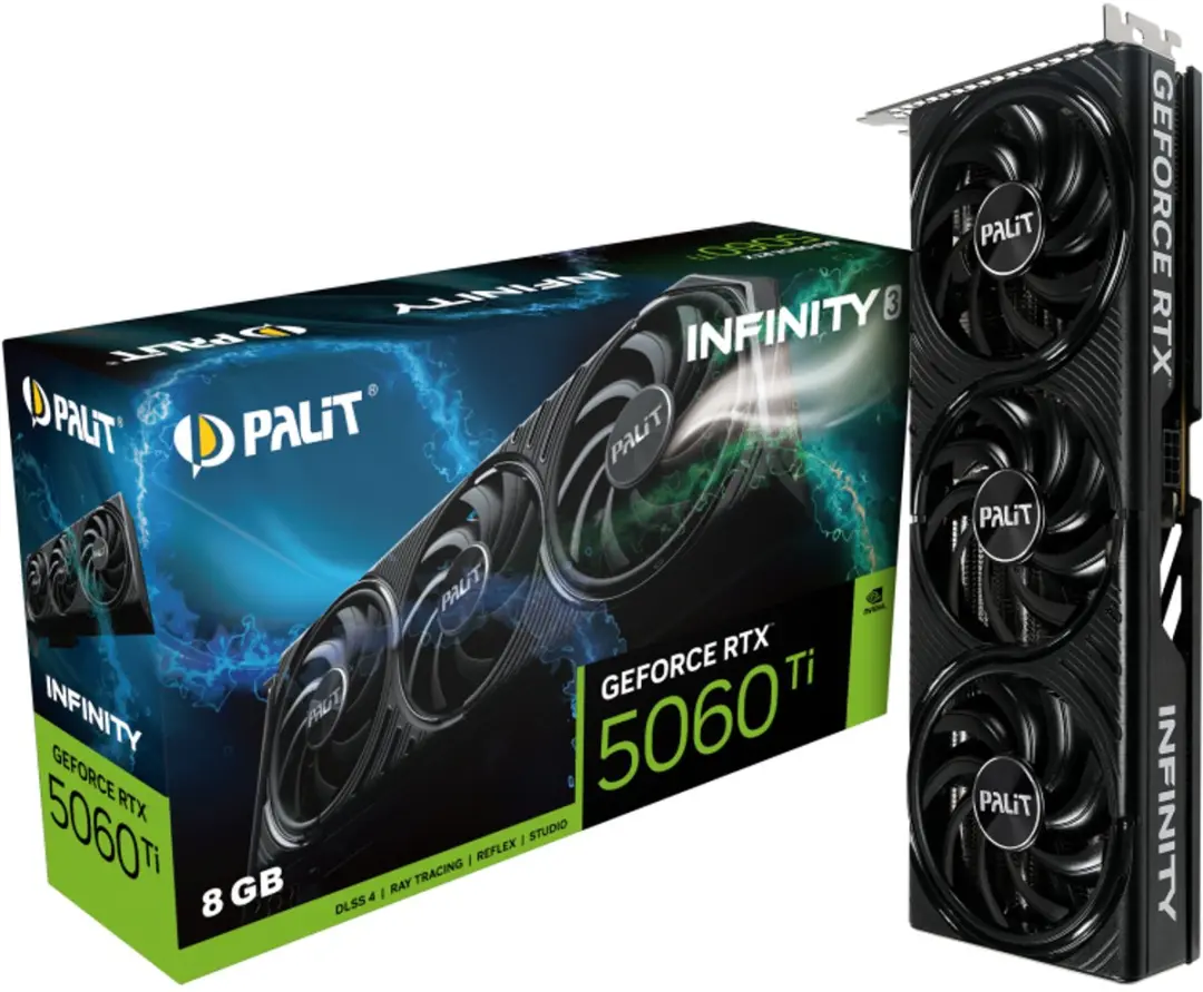 Palit GeForce RTX 5060 Ti Infinity 3 NE7506T019P1-GB2062S - Zwart