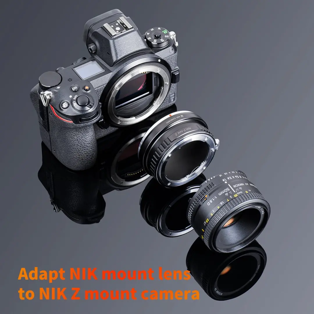 K&F Concept Nikon F-Z Adapter KF06.372 - Zwart