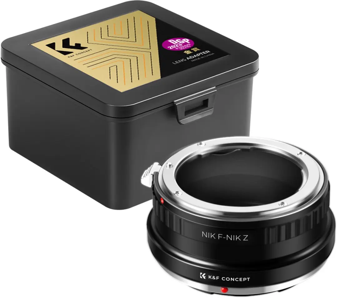 K&F Concept Nikon F-Z Adapter KF06.372 - Zwart - afbeelding 6 van 6