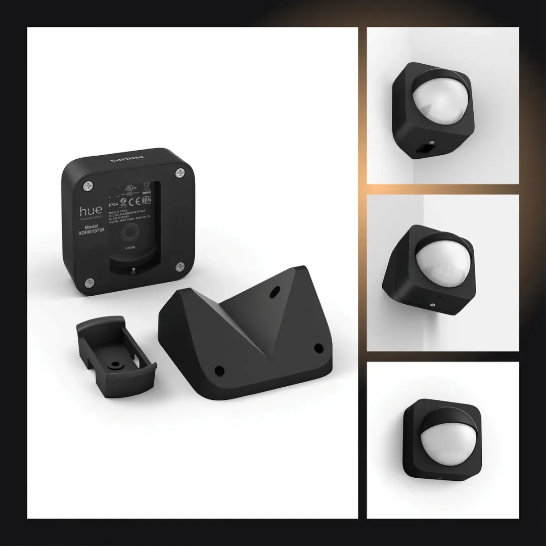 Philips Hue Outdoor Bewegingsensor - 2 Stuks - Zwart