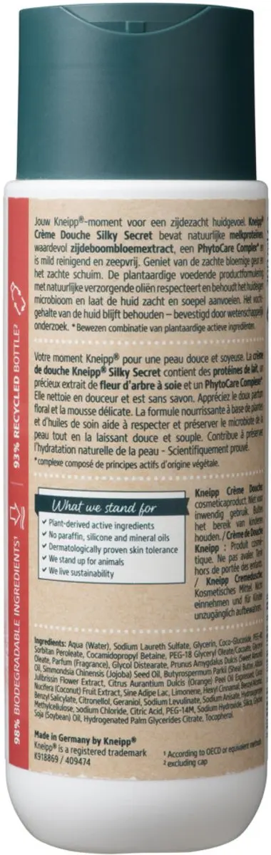 Kneipp Silky Secret Douchecrème 200ml