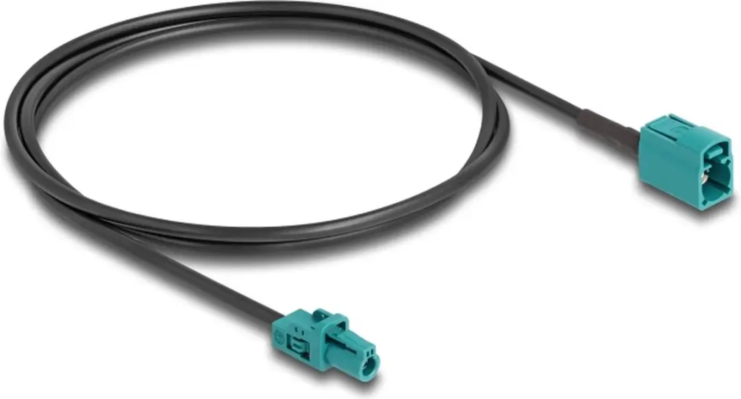 Delock FAKRA Z Jack Quad Kabel - Aqua/Zwart