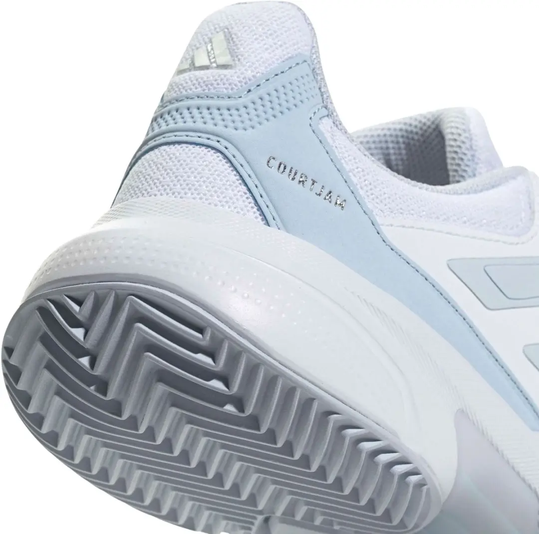 adidas CourtJam Control 3 Padelschoenen - 38 - Wit/Lichtblauw