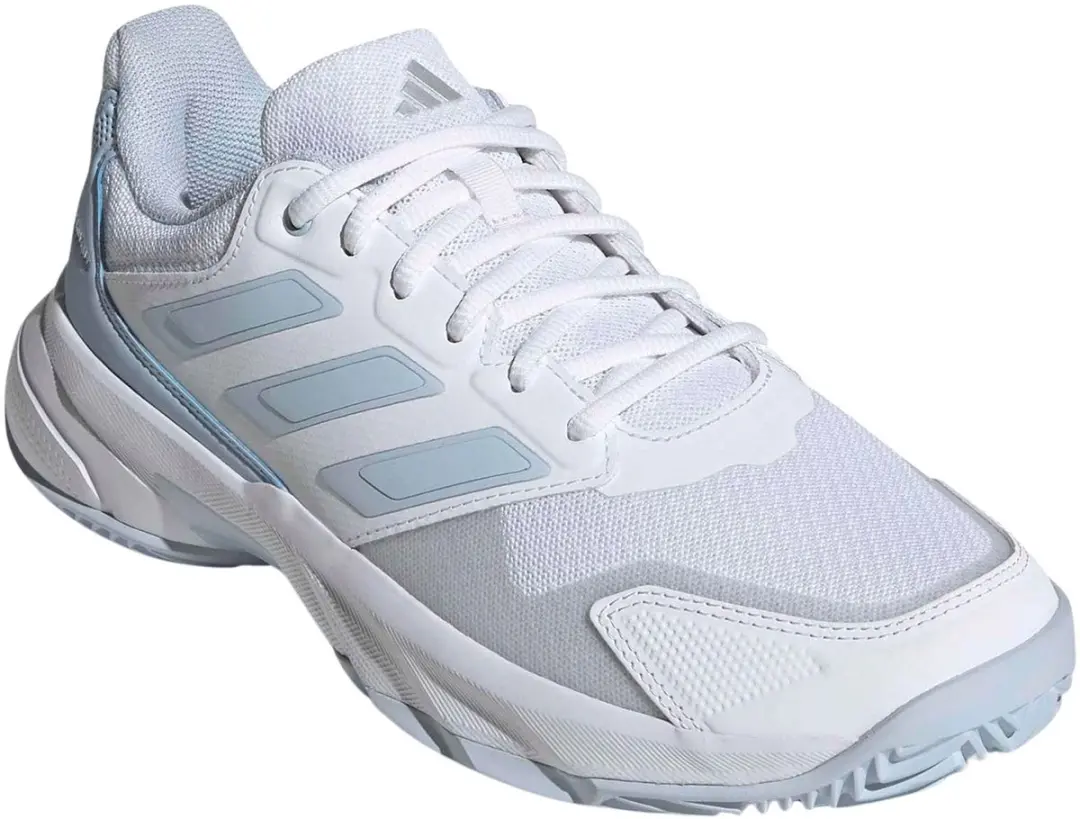 adidas CourtJam Control 3 Padelschoenen - 38 - Wit/Lichtblauw