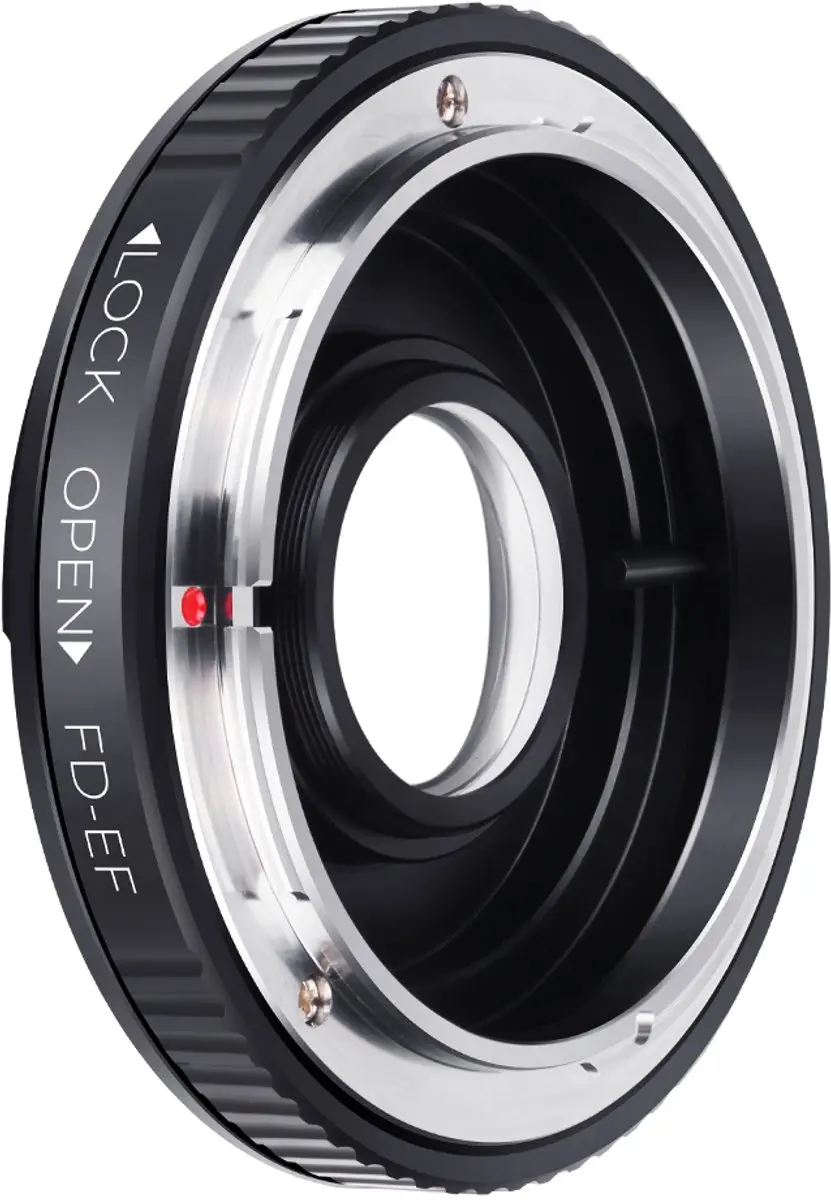 K&F Concept FD-EOS EF Adapter - Canon FD/FL - KF06.082 Zwart