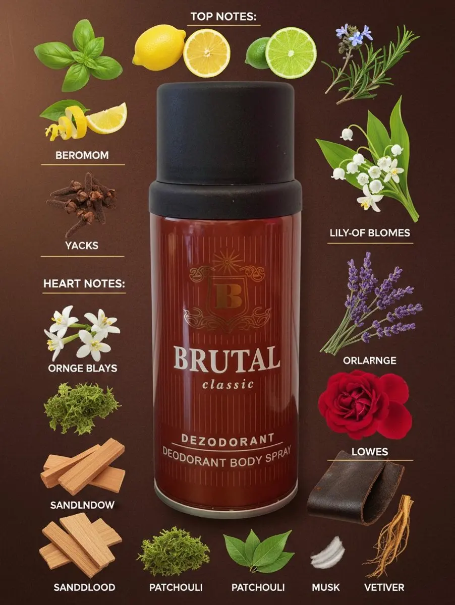 La Rive Brutal Classic Heren Deo Spray 150ml