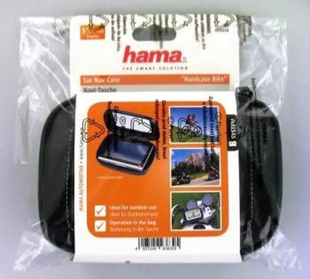 Hama Universal Navi-Hardcase Motorbikes 5i - Zwart