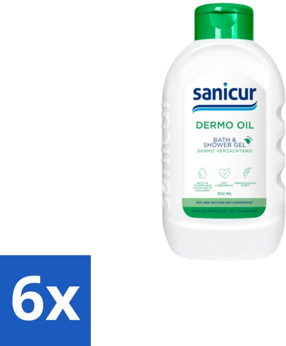 Sanicur Bath & Showergel Dermo-Oil 300ml