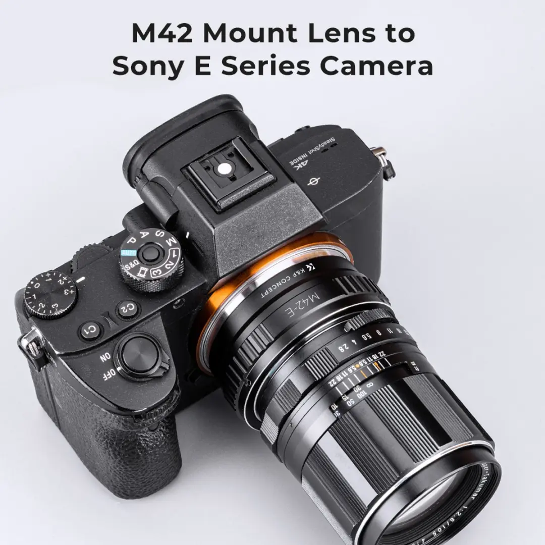 K&F Concept M42 Sony NEX Adapter - KF06.067 Zwart