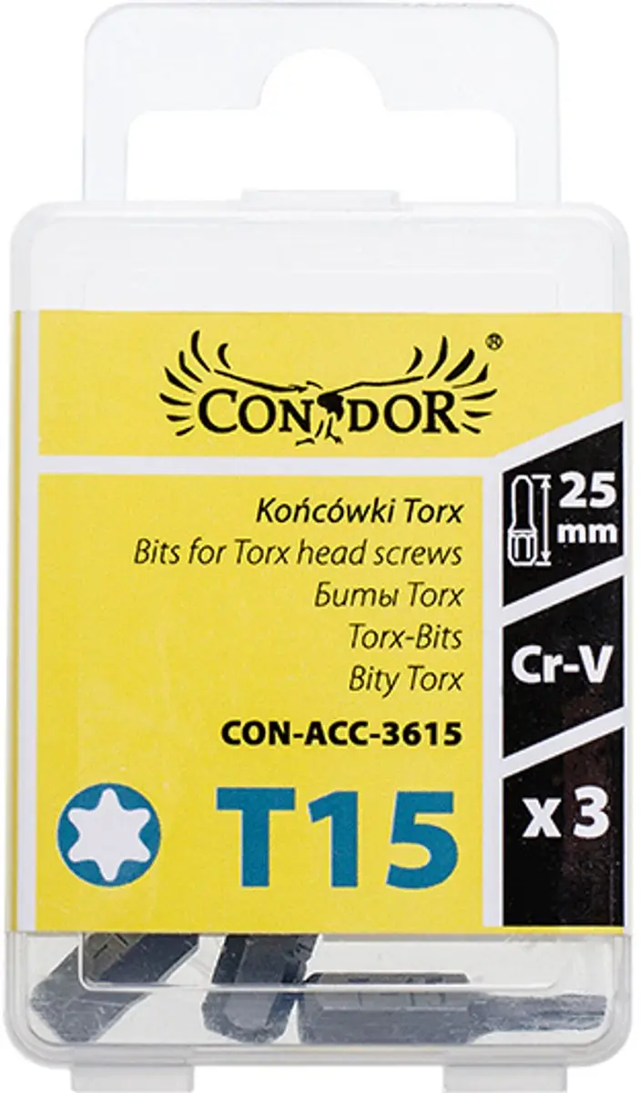 Condor Torx-bits T15