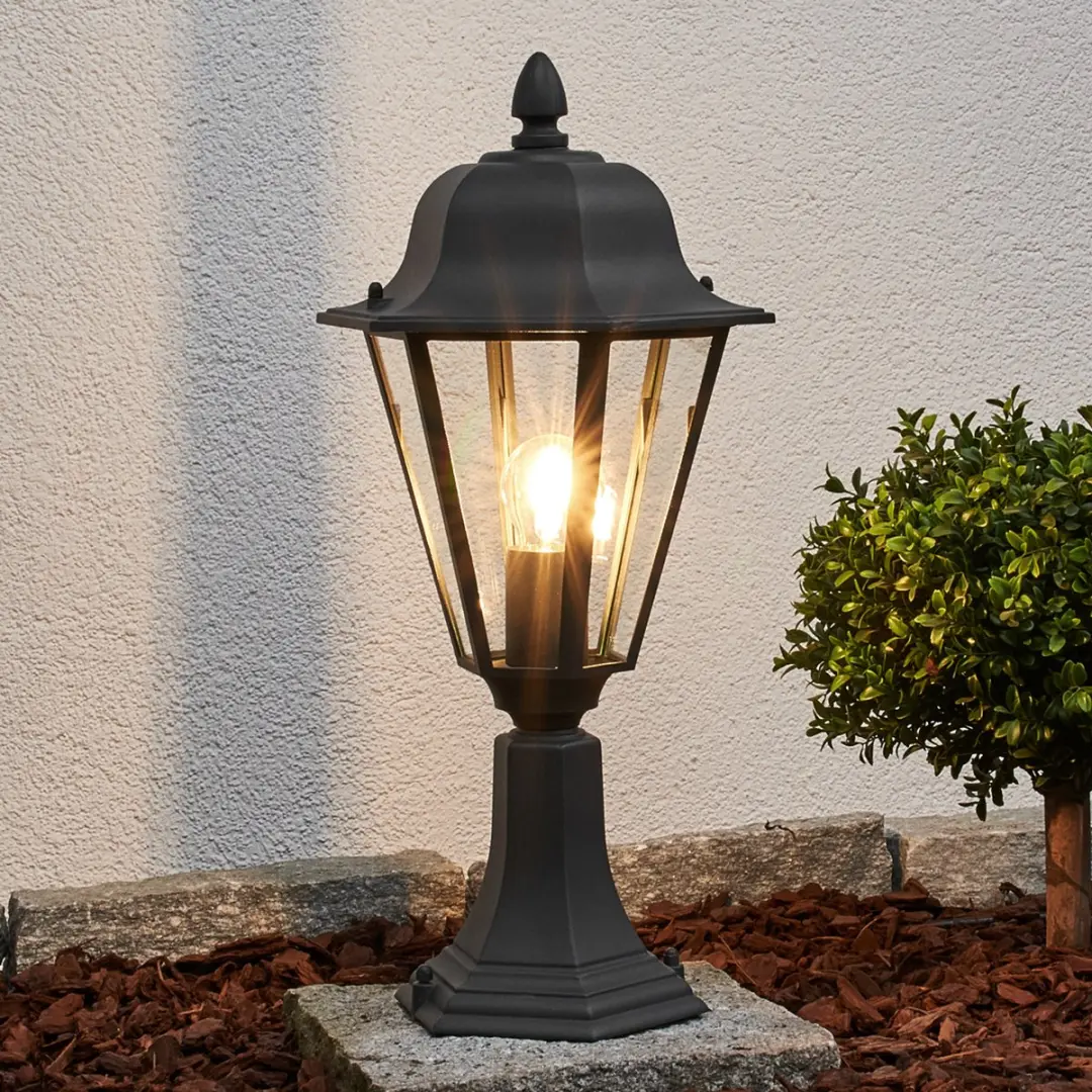 Lindby Sokkellamp Aluminium Glas 60W