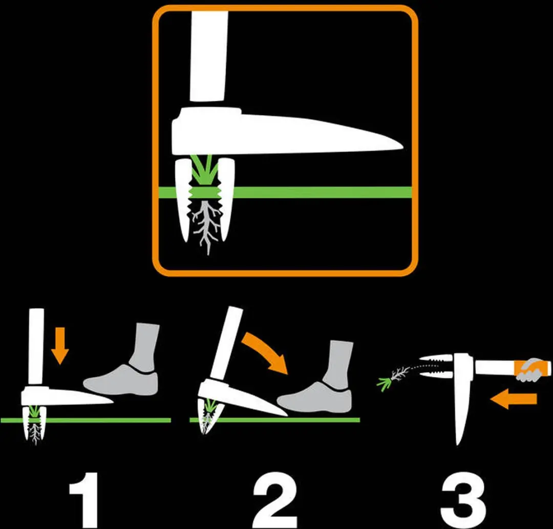 Fiskars Telescopische Onkruidtrekker 99-119cm - afbeelding 4 van 6