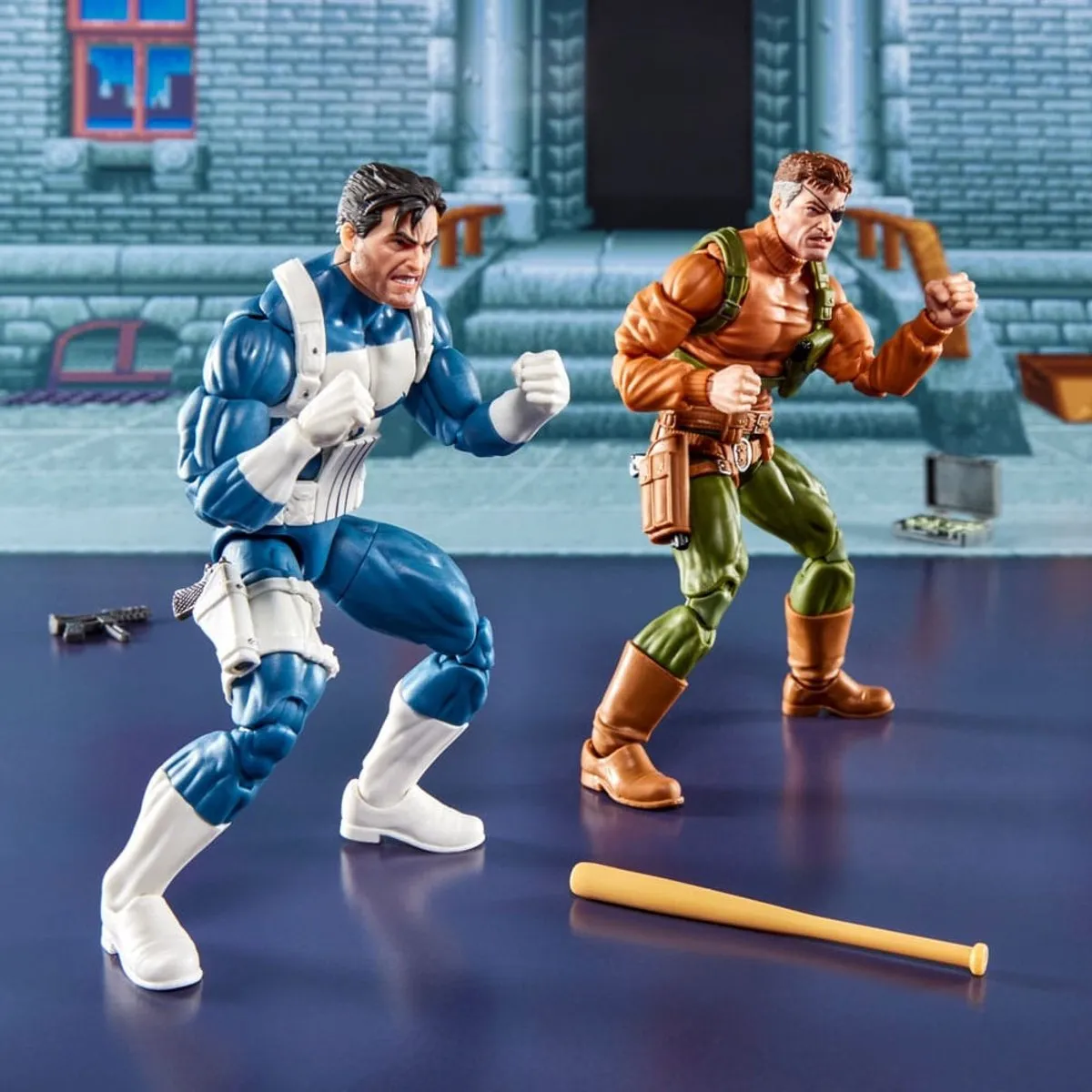 Hasbro Marvel Legends Gamerverse Punisher & Nick Fury 2-Pack - 15cm - Blauw/ Groen - afbeelding 6 van 6