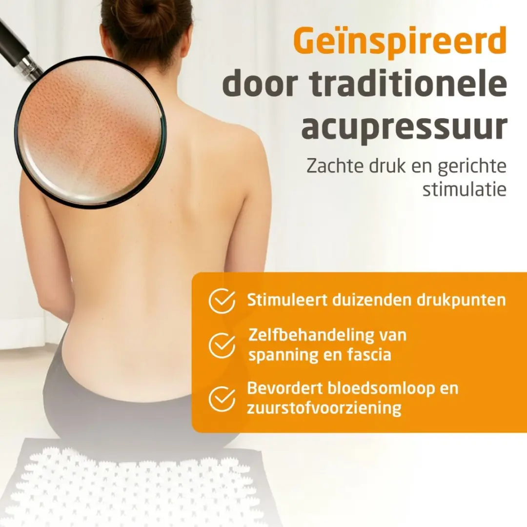 Medisana MM 100 Massagemat 100W - Rood/Wit