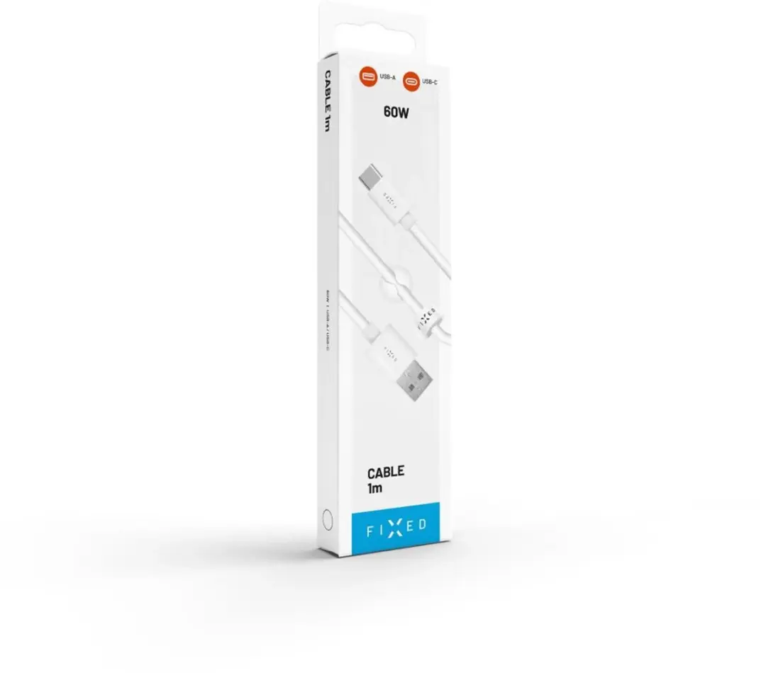 Fixed FIXD-UC-WH USB-A naar USB-C Kabel 1m - 20W - Wit