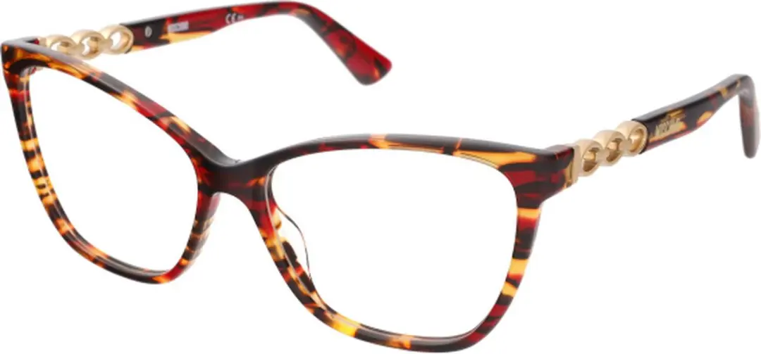 Moschino MOS588-93W Brillenframe Dames - Ø53mm - Havana
