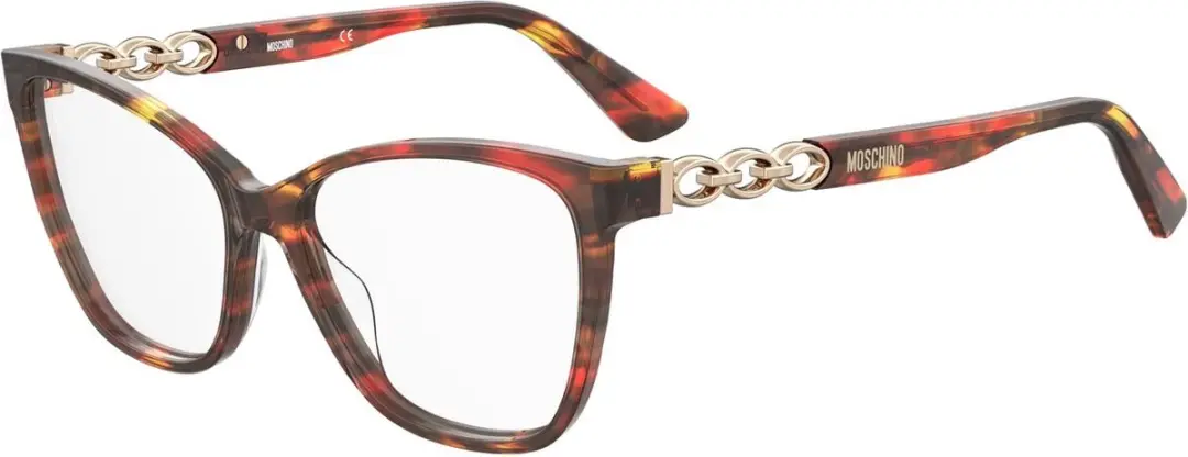 Moschino MOS588-93W Brillenframe Dames - Ø53mm - Havana - afbeelding 6 van 6