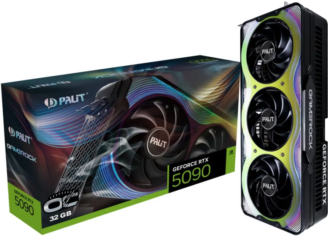Palit GeForce RTX 5090 GameRock OC 32GB GDDR7 - Zwart