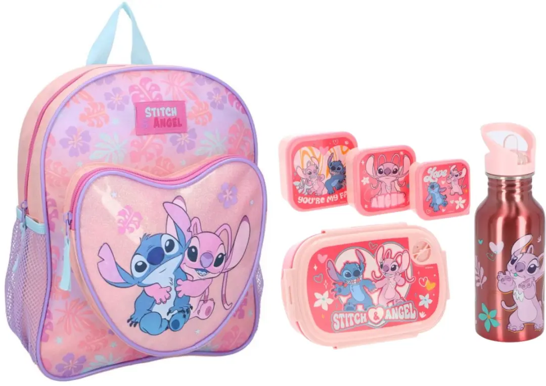 Lilo & Stitch schoolset; rugzak en lunchset
