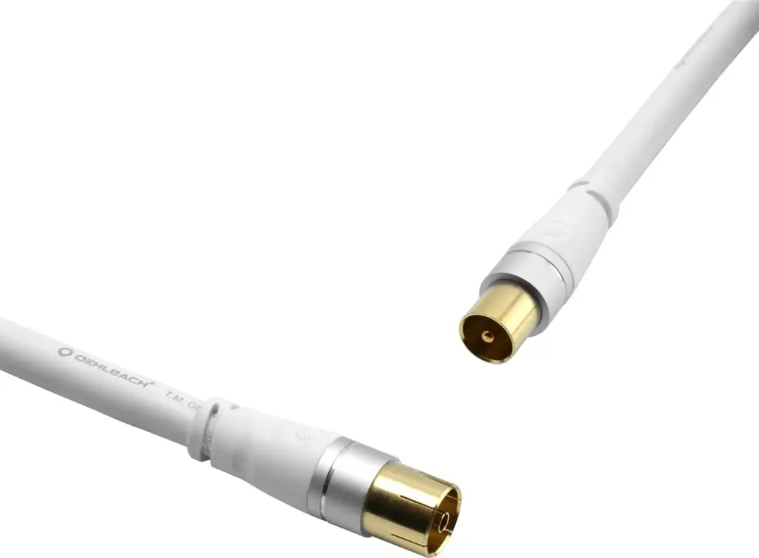 Oehlbach D1C33112 Coaxkabel 2m - Wit
