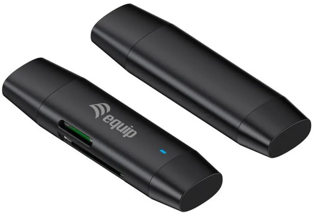 Equip 245462 Geheugenkaartlezer USB 3.2 Gen 1 - Zwart