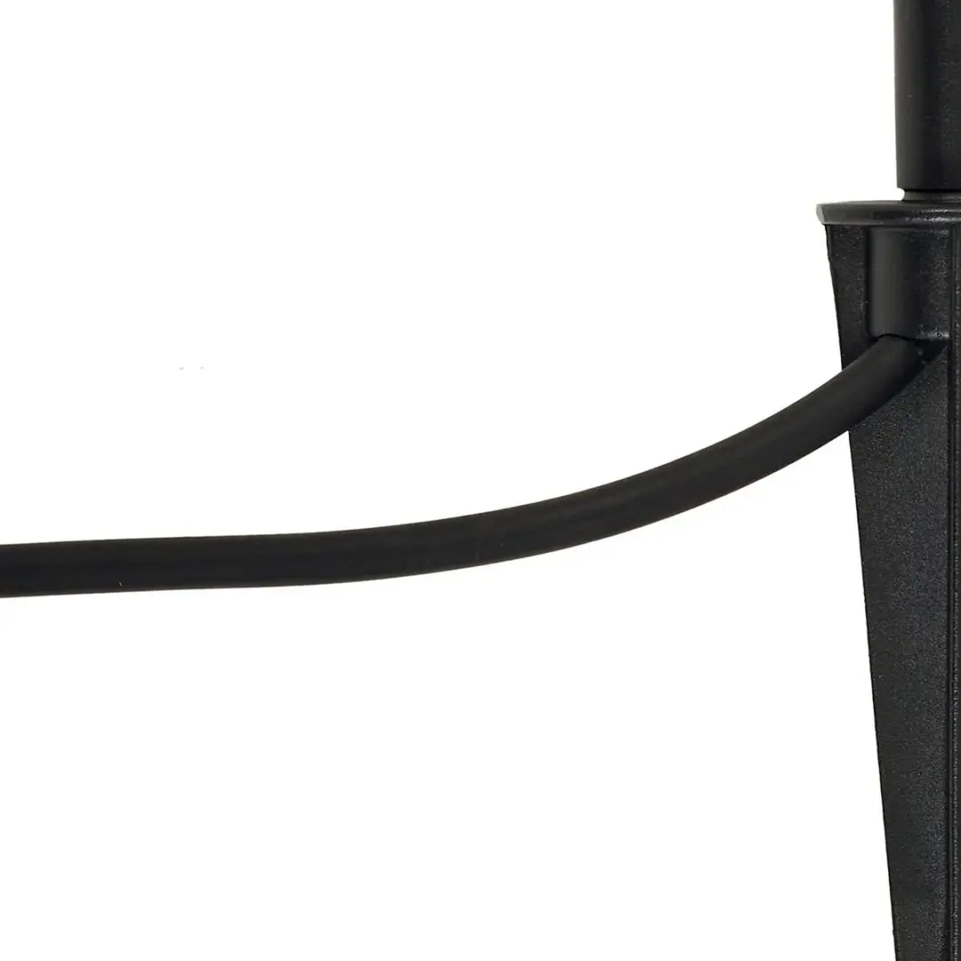 Lindby Buitenspots 1 Licht GU10 - Zwart Mat/Transparant