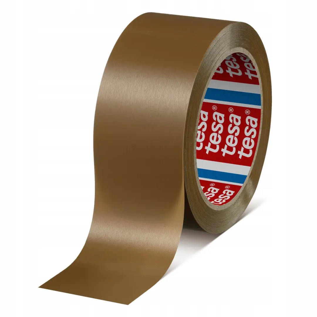 Tesa PVC Pakkingstape 66m x 50mm - Bruin