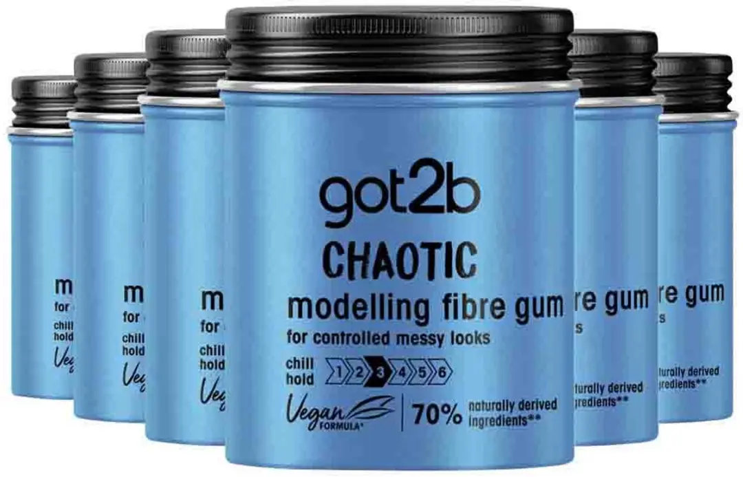 Got2b Men Chaotic Fibre Haar Gum 6x100ml