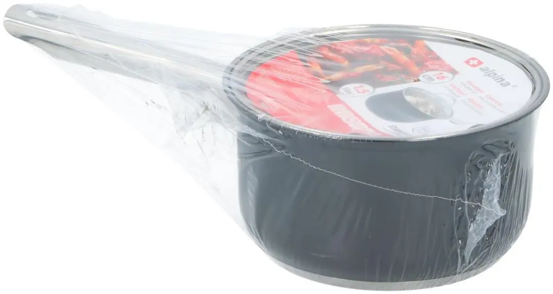 Alpina Steelpan met deksel 1,5L - RVS - 16cm