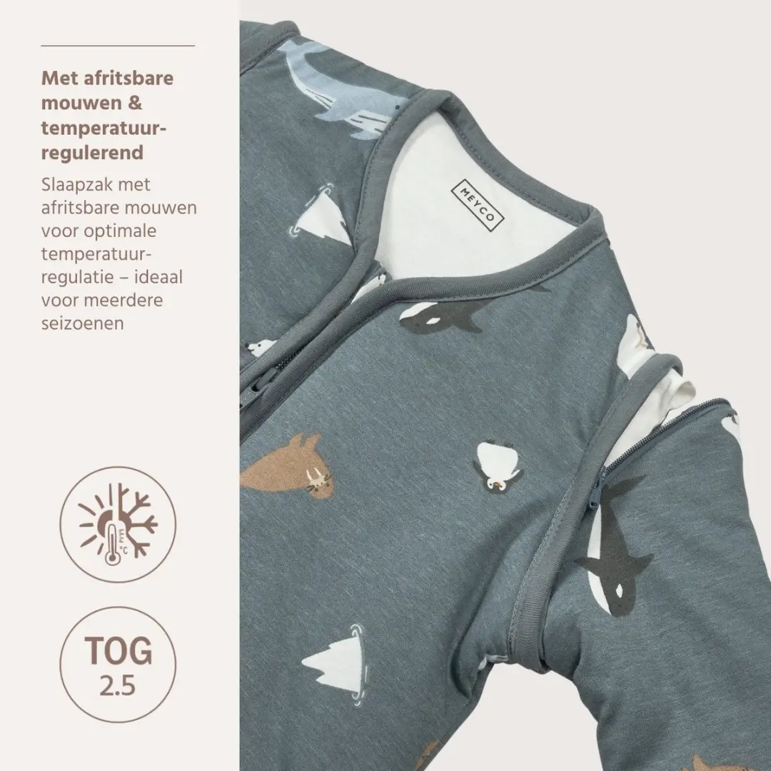 Meyco Baby Arctic Slaapzak 110cm - 2.5 TOG - Multicolor