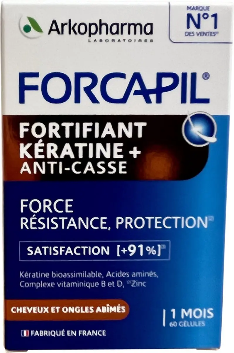 Forcapil Keratine+ Caps 60