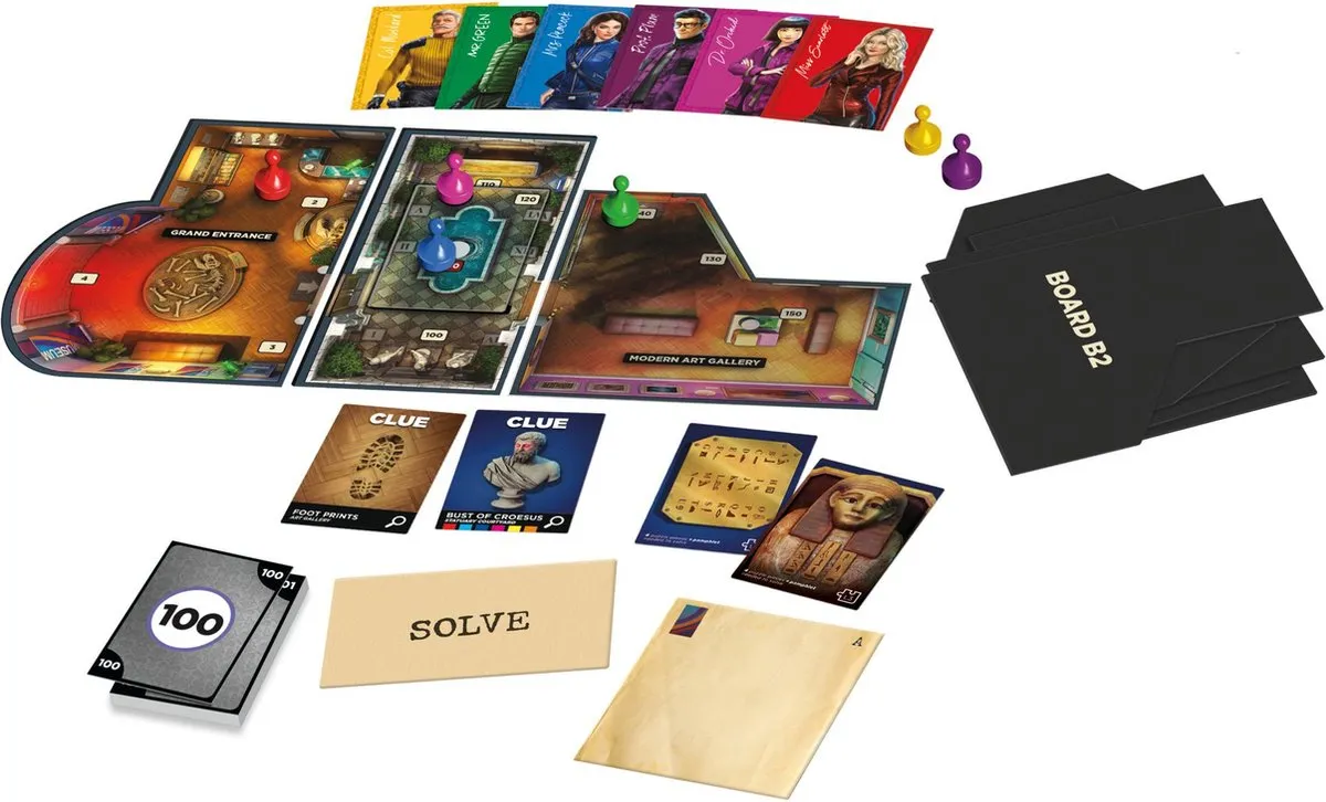 Hasbro Cluedo Raub im Museum Escape Room - 3-6 spelers