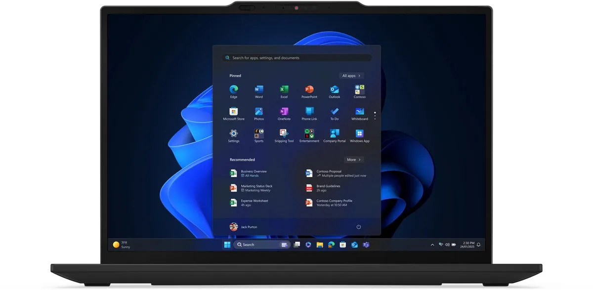 Lenovo ThinkPad X13 Gen 6 Intel Core Ultra 7 255U Laptop 33,8cm WUXGA 32GB 512GB SSD - Zwart