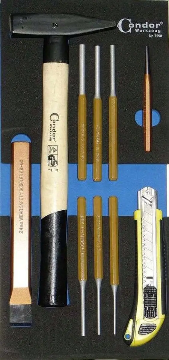 Condor Gereedschapset Hamers & Uitdrijvers 10-delig 7290