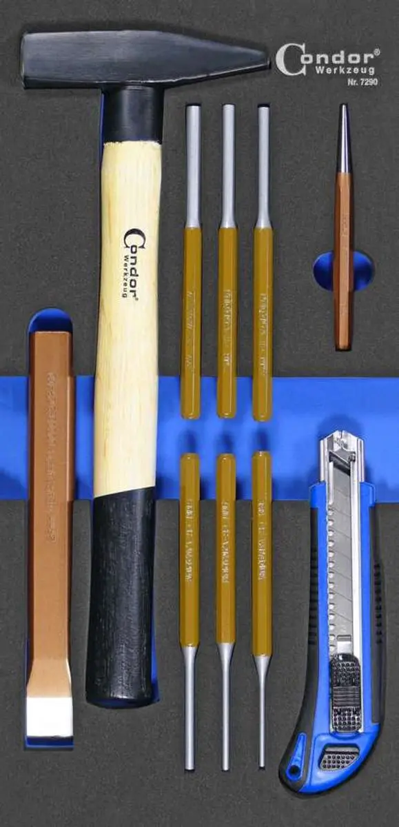 Condor Gereedschapset Hamers & Uitdrijvers 10-delig 7290