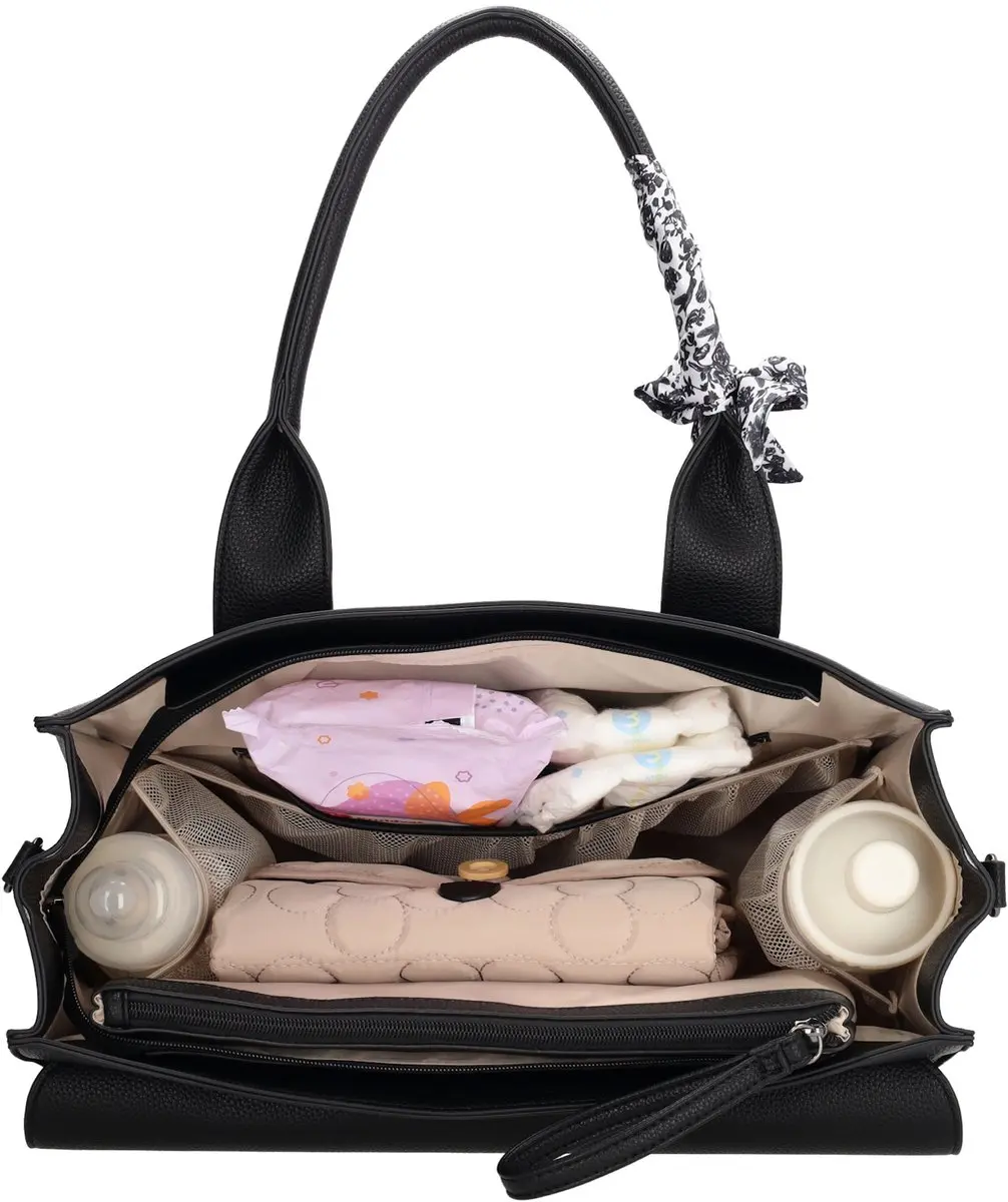 Charm London Bond Luiertas - Zwart