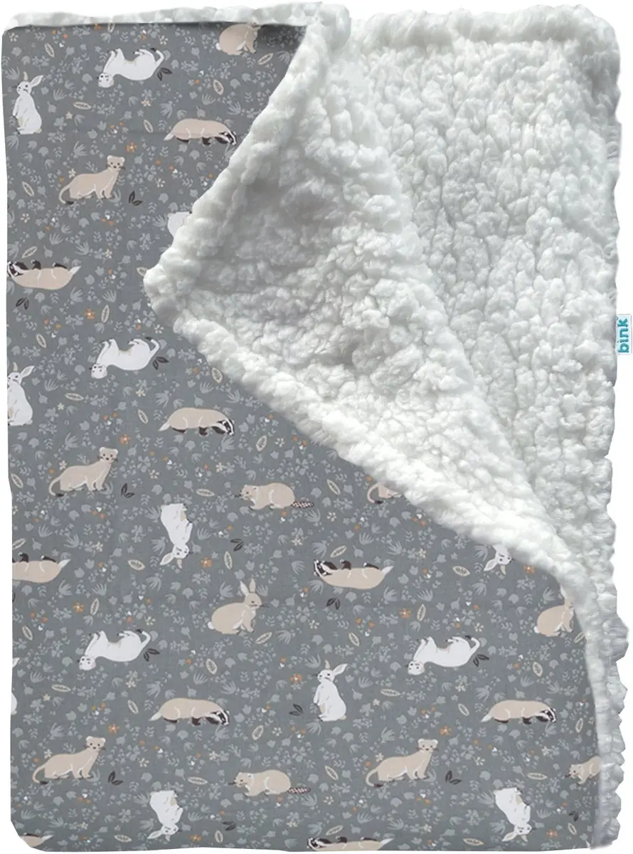 BINK Bedding Wiegdeken Bunny/Sherpa