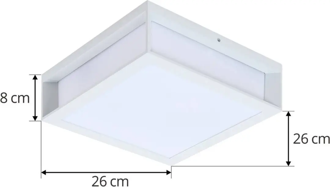 Lindby Wandlamp Buiten 2-Lichts Aluminium - Wit