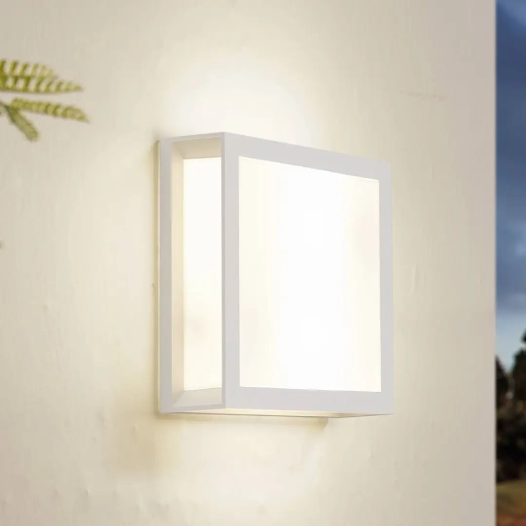 Lindby Wandlamp Buiten 2-Lichts Aluminium