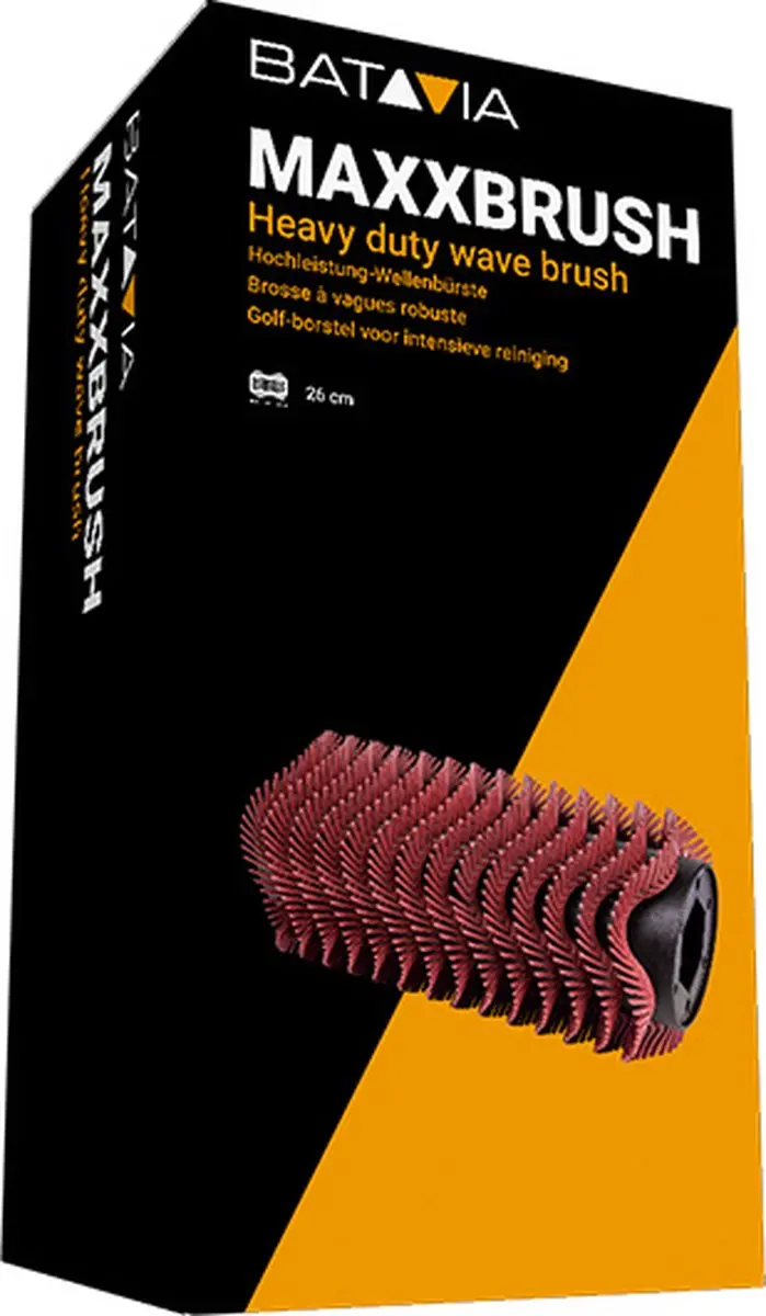 Batavia Maxxbrush Rode Heavy Duty Borstel - Nylon/Metal
