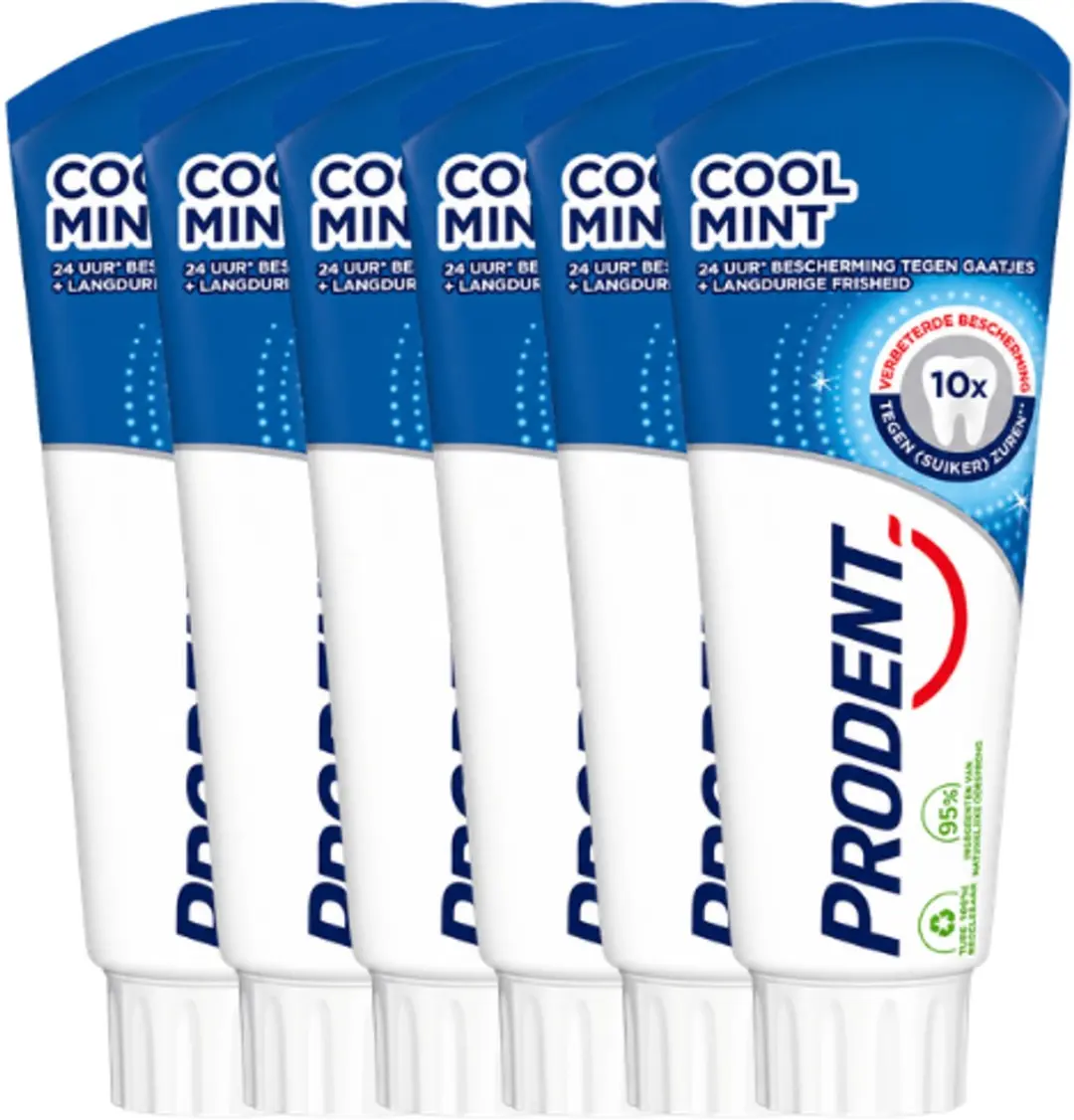 Prodent Cool Mint Tandpasta 6x75ml