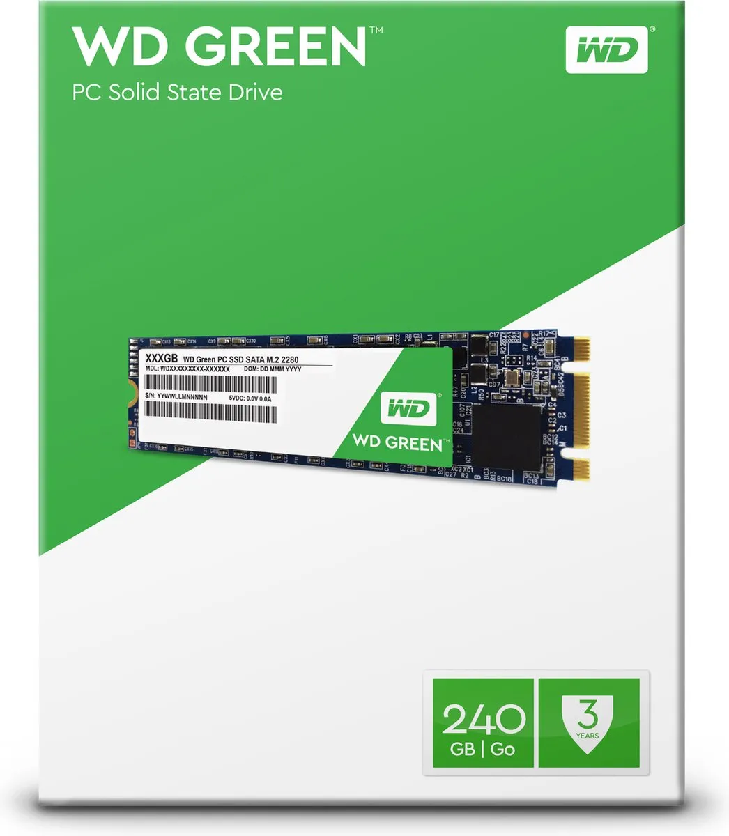 Western Digital Green WDS240G1G0B Externe SSD M.2 - 240GB - afbeelding 4 van 6