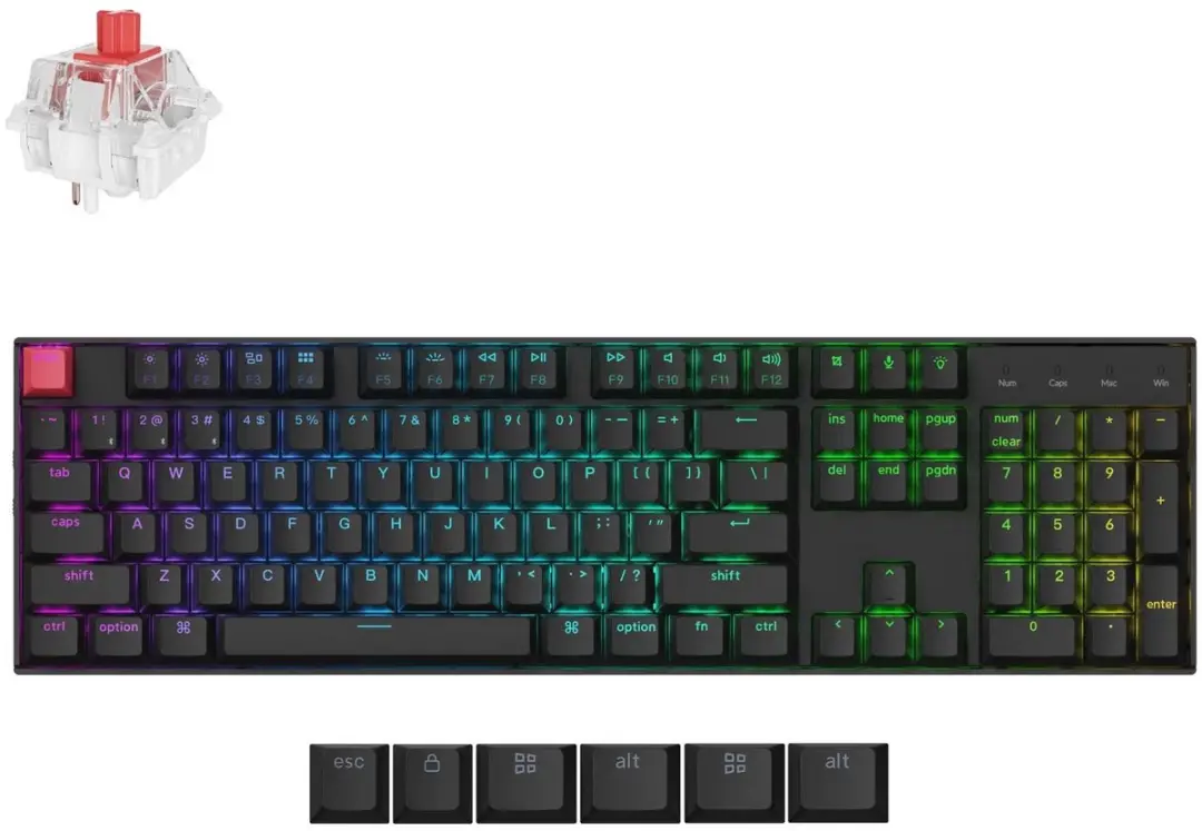 Keychron K10 QMK Version 2 Mechanisch Toetsenbord