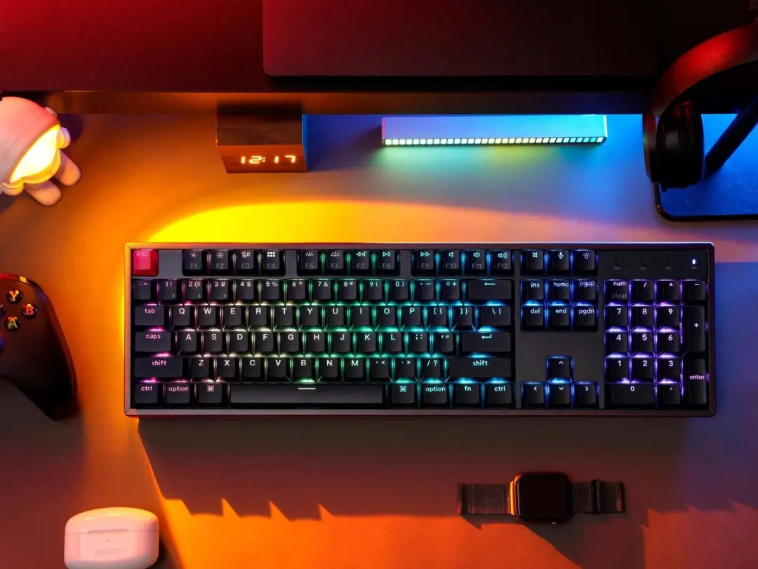 Keychron K10 QMK Version 2 Mechanisch Toetsenbord - Zwart